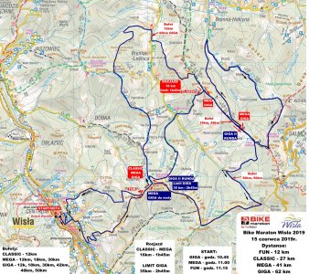Mapa Bike Maraton